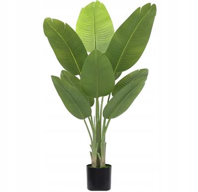 Artificial Palm Tree Strelitzia Bird Of Paradise In A Realistic Pot 120Cm