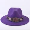 Popular European and American Classic Simple Flat-brimmed Top Hat Men's and Women's Fashionable and Elegant Versatile Jazz Hat Top Hat