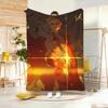 Dark Fantasy  Anime F-Fatestrange Fakes Throw Lightweight 240G Flannel Blanket Soft Skin-Friendly For Summer Cooling