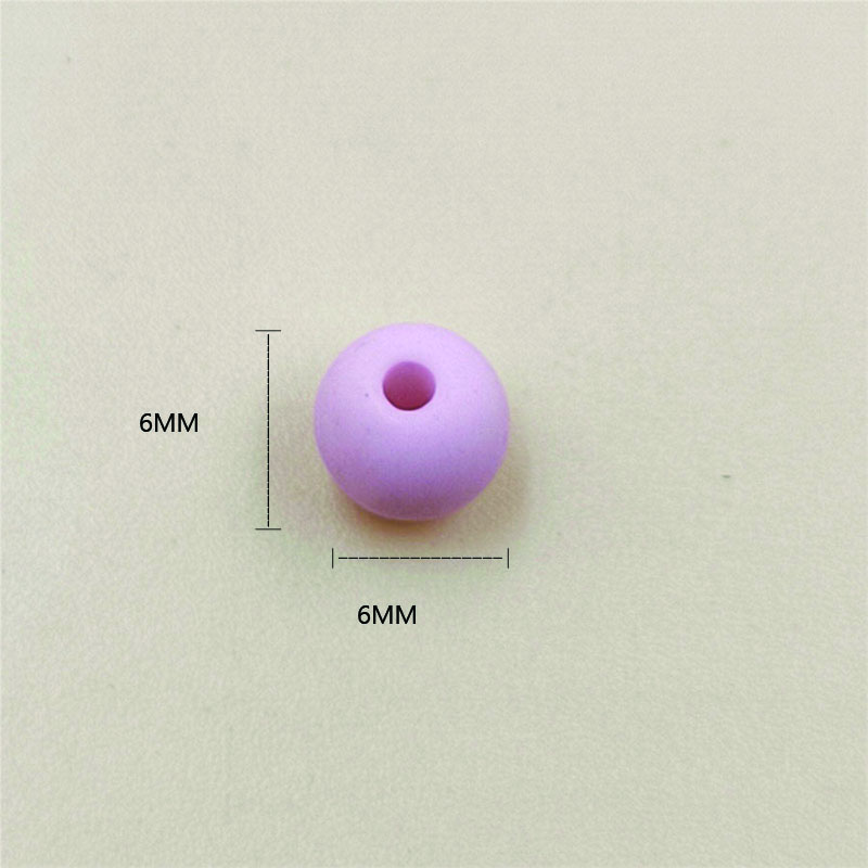 Home Party Supplies Pendant Acrylic Beads Jewelry Making Necklace Bracelet 200Pcs 6mm Handmade Material Spacer Multicolor DIY Findings
