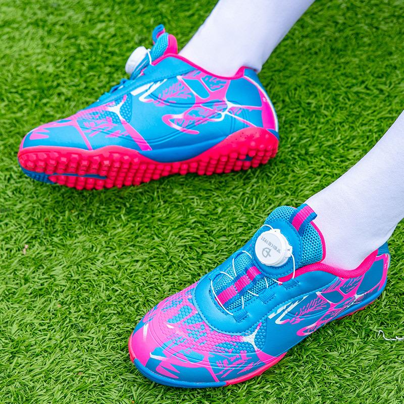 

Прямые продажи с фабрики бутсы с шипами детские низкие мужские и женские тренировочные для искусственной травы спортивная обувь 38