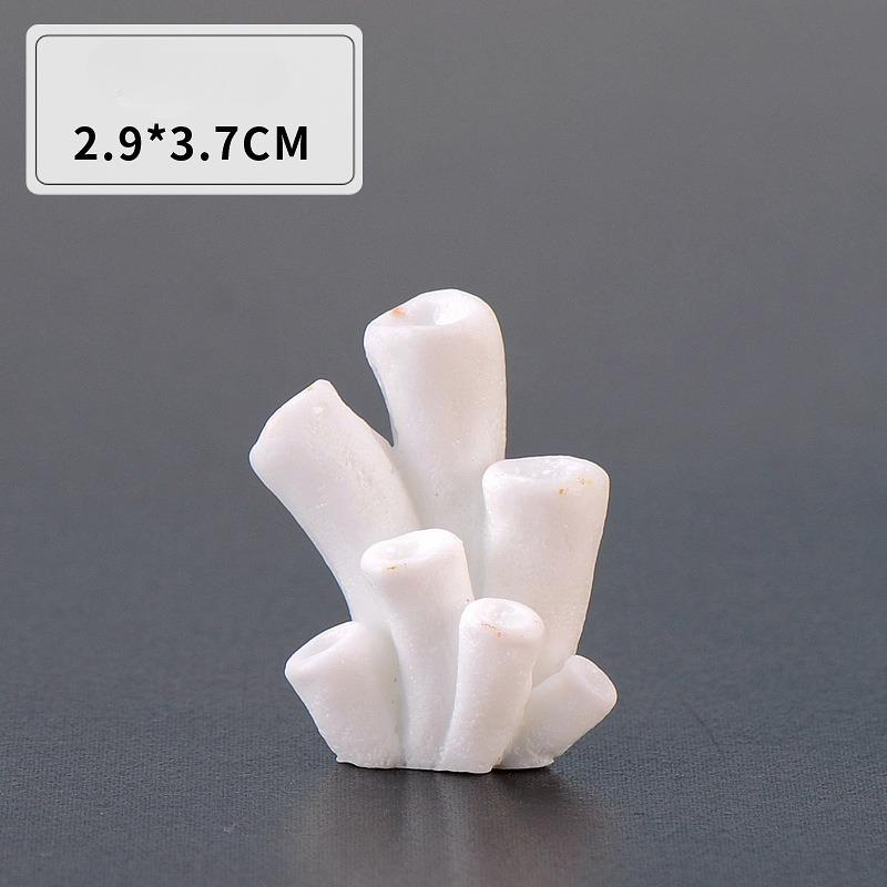 

Имитация кораллов из смолы Аквариум Аквариум для рыбок Маленькие украшения Мини-подарки Украшения Морские звезды 9 белый