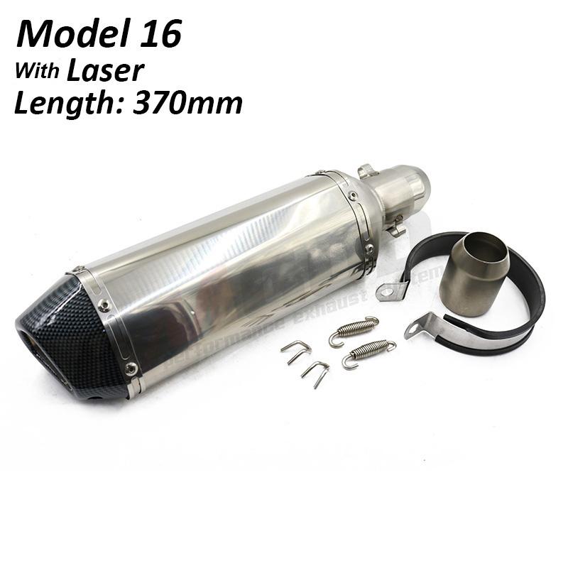 Universal Motorcycle Exhaust Pipe 51mm DB Killer Escape Moto Racing Modified Pit Bike For Kawasaki Z650 Ninja400 Versys 650 MT09