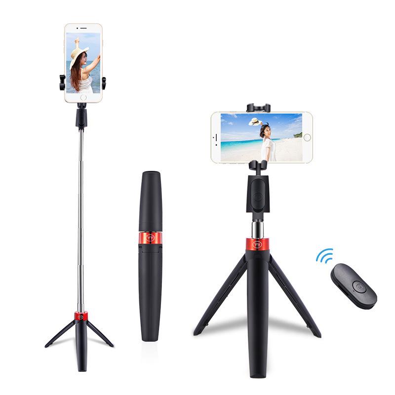 Y11 Mobile Bluetooth Selfie Stick Tripod: Portable, Retractable, Foldable, Rotating Stand for Outdoor Live Broadcasts