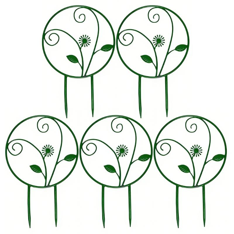 5Pcs Indoor Climbing Plant Trellis Small Trellis for Potted Plant Outdoor Plastic Garden Trellis Plant Support Trellis