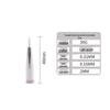 2mm Brush Needle Head: Glue Dispenser, Round Mouth, Coating Brush, Plastic Base, Screw Thread