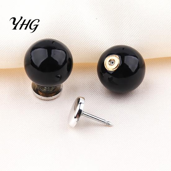 Quick Fix Buttons for Sewing 5Pcs Fake Pearl Clothing, Removable Decorative Brooch Pins, No Clothes Fixing Clips Necklines Sew Safety Pins Shirt
