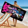 Jinx Print Beach Towel, Large Soft Quick Dry Towel for Beach Camping Swimming