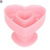 Nástroj na pečení koblih Forma Srdce Hvězda Kruh Tvar Květina Fudge Bread Bakery Forma Bakery