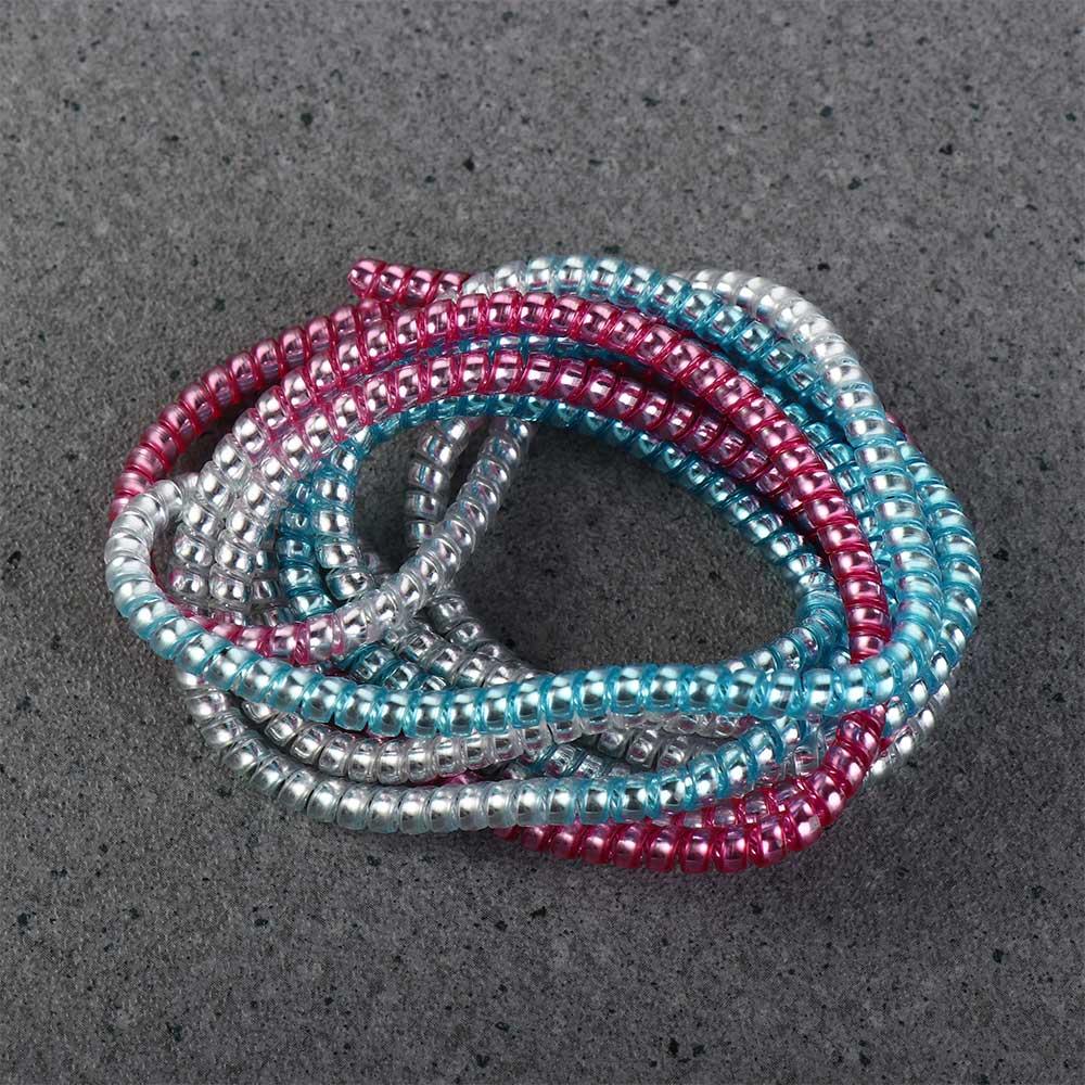 Gradient Color Cable Protection Wrap USB Cable Protector Charging Data Line Cable Winder Organizer