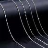 925 Silver Stacked Silver Necklace Zinc Zinc Alloy Collarbone Chain Elegant Glitter Choker Necklace  Bride