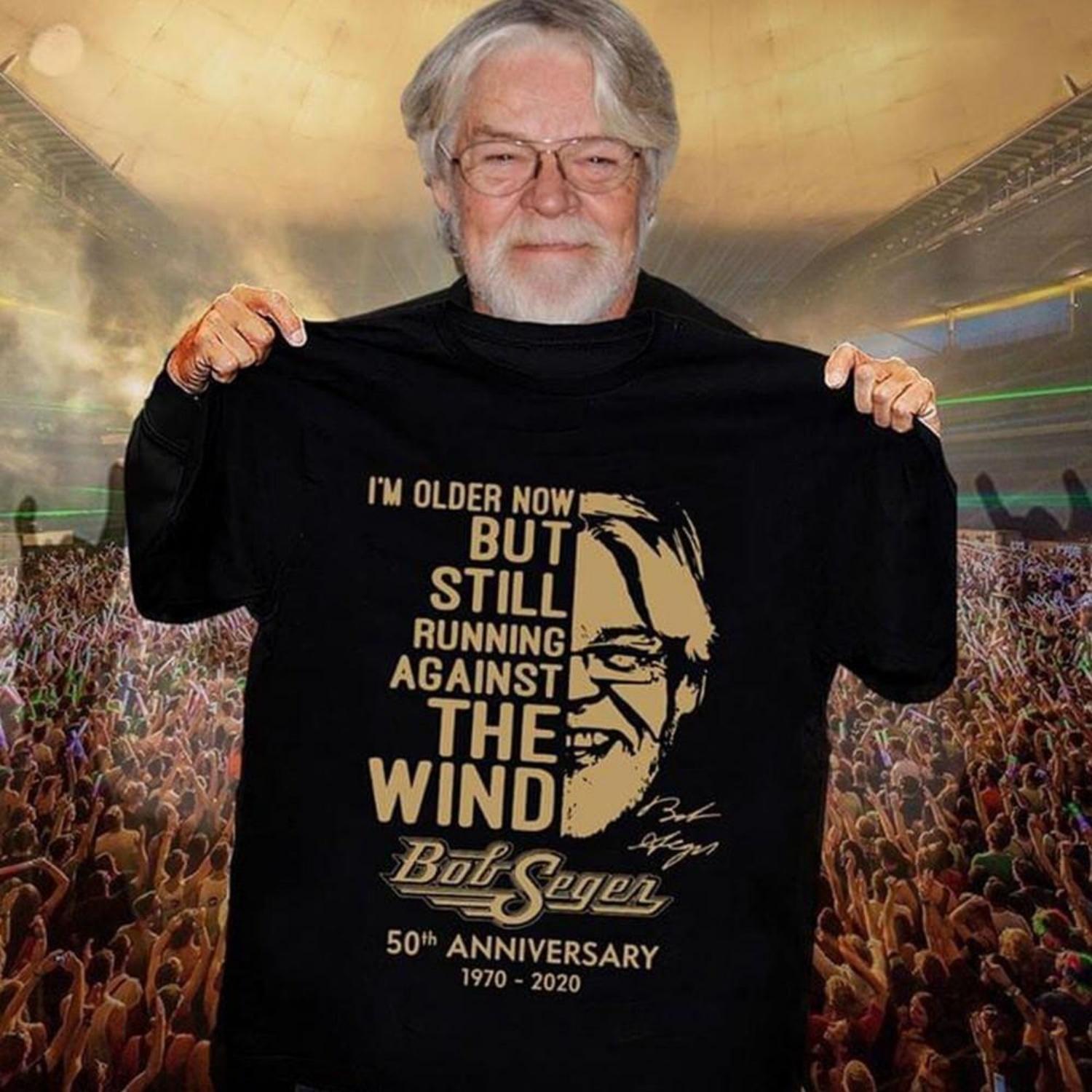 Bob Seger Against the Wind T Shirt Cotton Men S-235XL T-Shirt 1U35 Unisex T-Shirt S чёрный