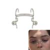 Punk Style Mechanical Blood Blade Alien Fluid Mask Creative Alloy Halloween Masquerade Costume Accessory