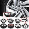2026 Hot For VOLKSWAGEN VW 4Pc 55mm 65mm VW Car Styling Wheel Center Cap Hub Covers Badge Accessories For Volkswagen R GTI Golf