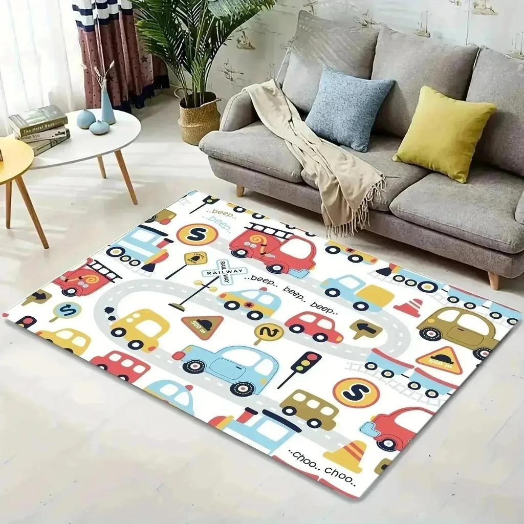 1PC Crane Pattern Kitchen Rugs Non-Slip Home Door Mats Pop Design Bathroom Rugs Bath Mat Carpet for Home Sink Laundry Decor