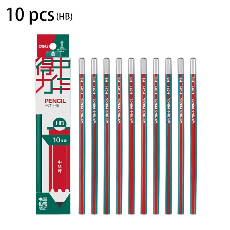 

Deli 10pcs 2B/HB Hexagonal Wooden Pencil School&Office Supplies Art Exam Sketch Painting Drawing Pencils Stationery Gift
