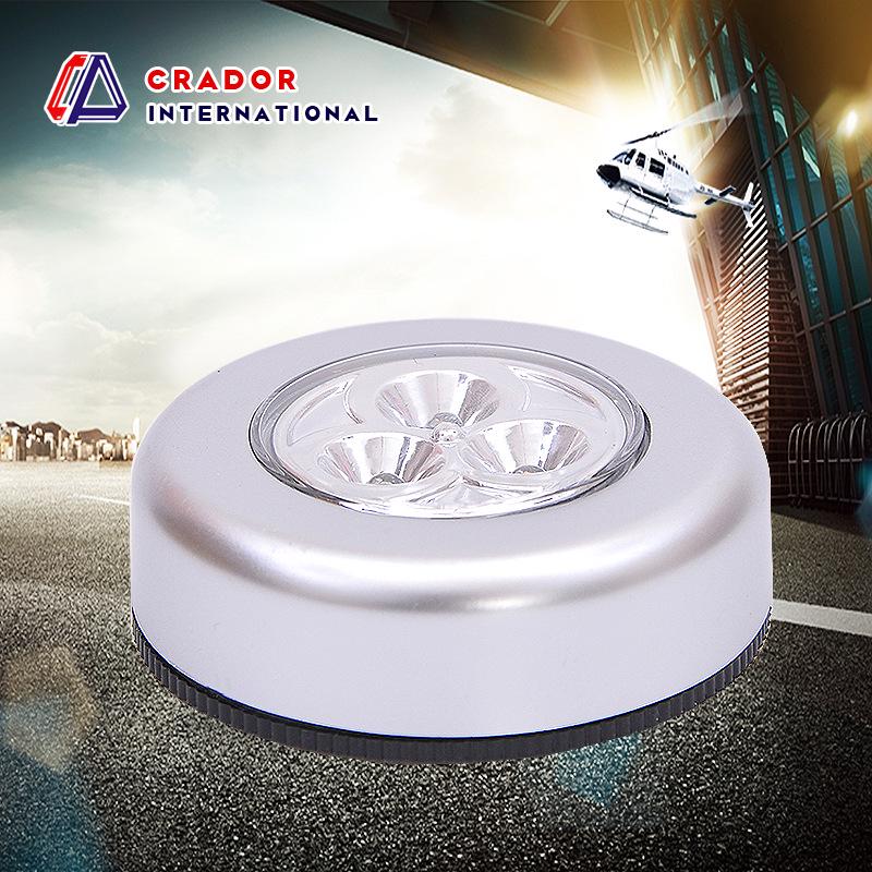 Światło dotykowe 3LED: Lampa do czytania w bagażniku samochodu, nocna i szafowa