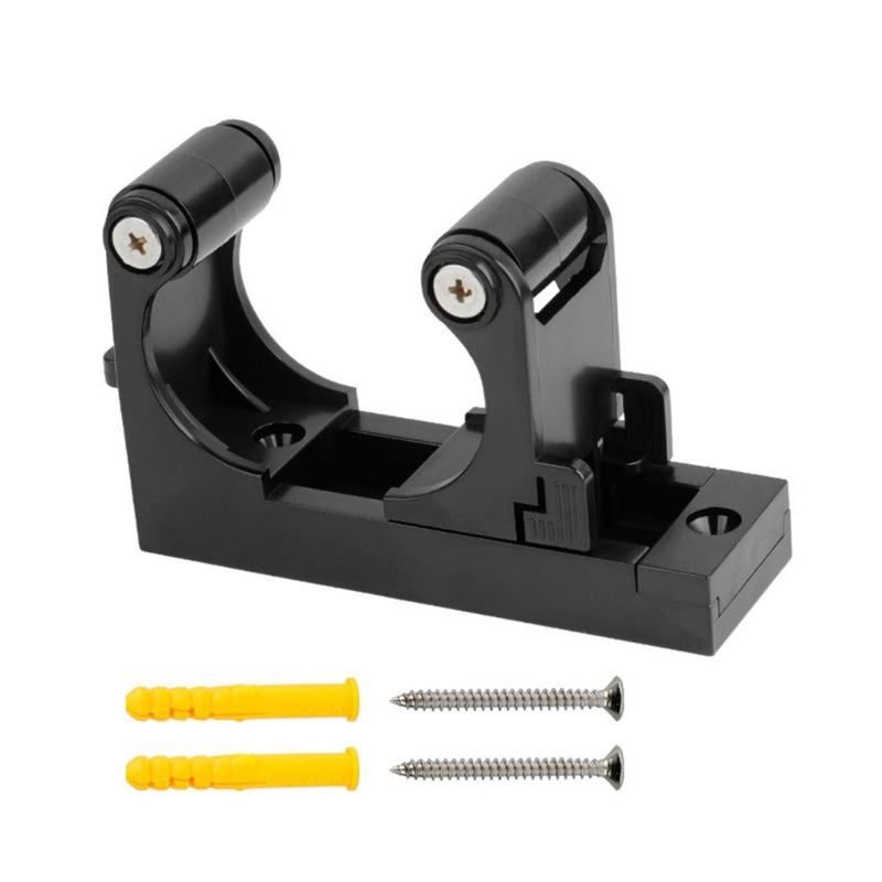 

Bicycles Storage Parking Buckle for Space Saving Adjustable Mountain Bikes Wall Rack Storage Hook Bicycles Parking Clip чорний