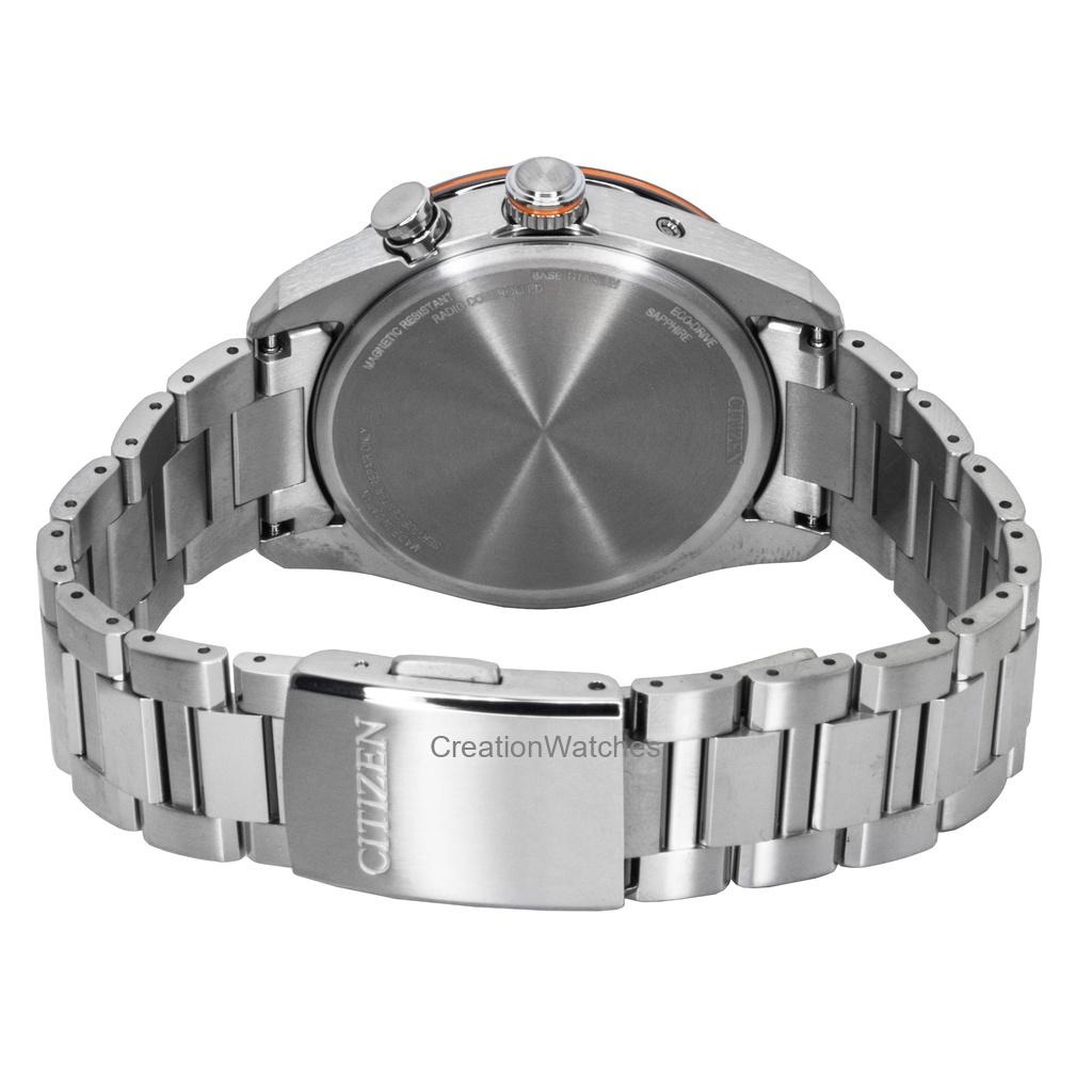 Citizen Attesa ACT Line Super Titanium Blue Dial Eco-Drive CB0287-68L 100M Men's Watch