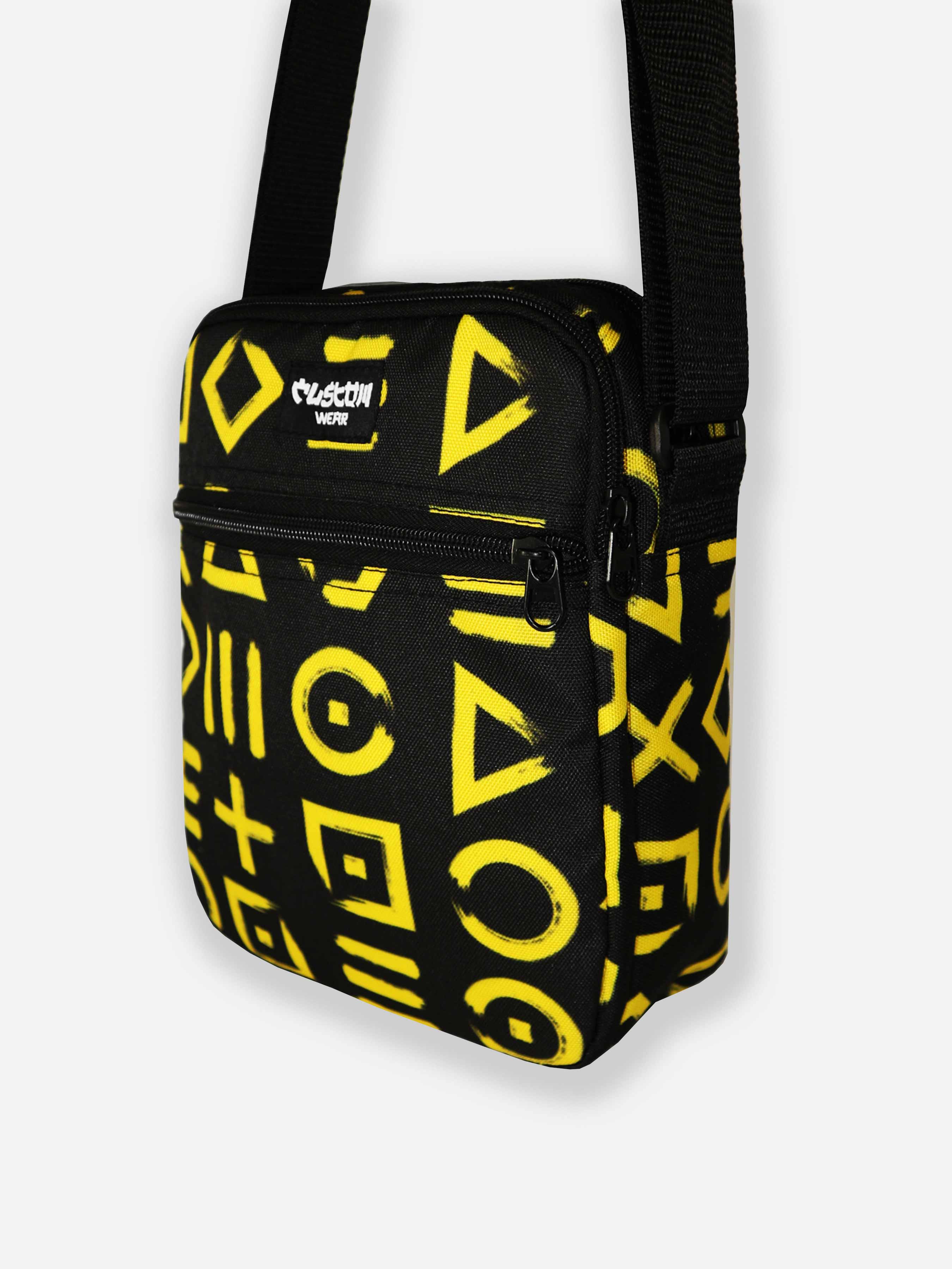 

Чоловіча сумка через плече Custom Wear 2.0 Symbol Yellow 19x24x7 cm жовтий/чорний