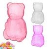 Gummy Bear Container Clear Plastic Bear Shaped Candy Holder Reusable Gift Box for Valentine's Day Party Festive Favors