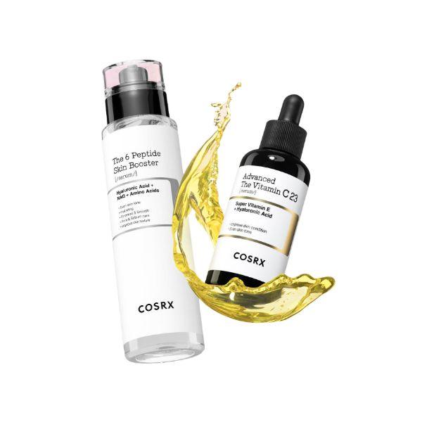 COSRX Advanced Vitamin C 23 Booster Set Brightening Care (Vitamin C 23 Serum 20ml + 6 Peptide Serum 150ml)