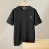 Dibenze Men's Plus Size Cotton Blend Short-Sleeve T-Shirt