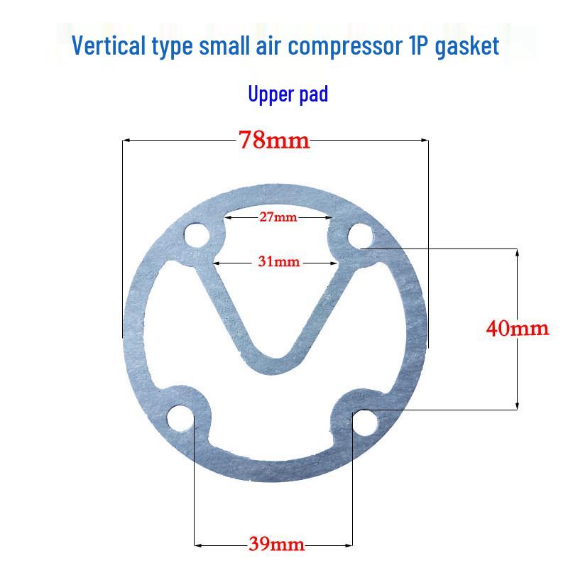 Ribao Air Compressor Piston Accessories: Paper Gasket, Cylinder Head, Liner, Asbestos Sealing Gasket