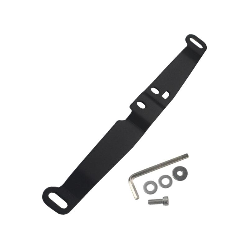 Metal Horn Installation Bracket with Slot and Center Hole Layout, Vehicle-Fit Mounting Support for Horn Replacement Positioning Work