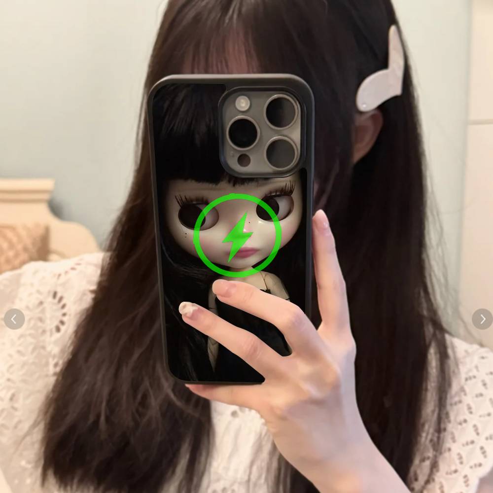 

Dark Cute Girl Doll Art Personalized For Magsafe Magnetic Phone Case for iPhone 17 16 15 14 13 12 11 Plus Pro Max PC+TPU Cover iPhone 11