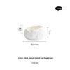 Rock Pattern Oval Dessert Bowl for High-End Molecular Cuisine