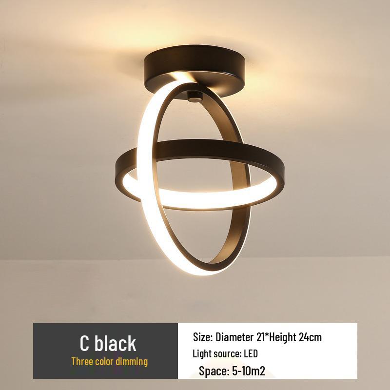 Kreative LED-Leuchten für Flur, Eingangsbereich, Veranda, Schlafzimmer, Wohnzimmer, Gang und Balkon - Modernes, schlichtes und stilvolles Design