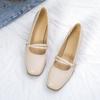 Mary Jane Schuhe Damen 2025 Herbst Neu Koreanischer Stil Abendbrise Ein-Riemen Blockabsatz High Heels Flacher Ausschnitt Einzelne Schuhe