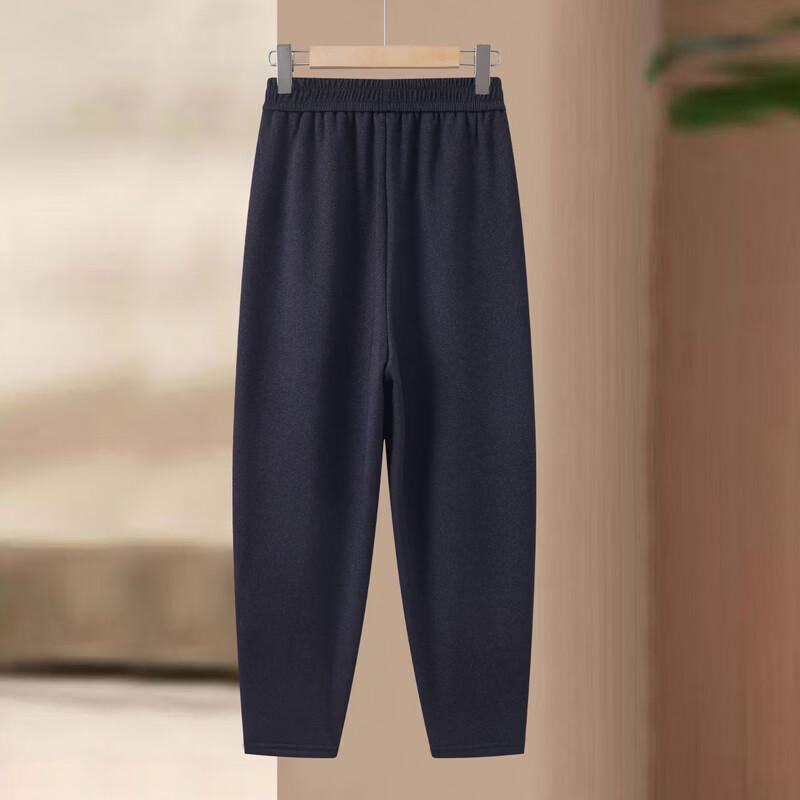 LangSha Women's High-Waist Embroidered Straight-Leg Pants