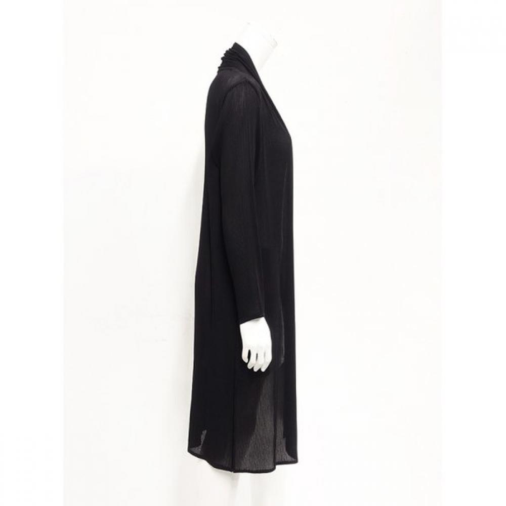 Specchio Pleated Chiffon Long Jacket   431 444