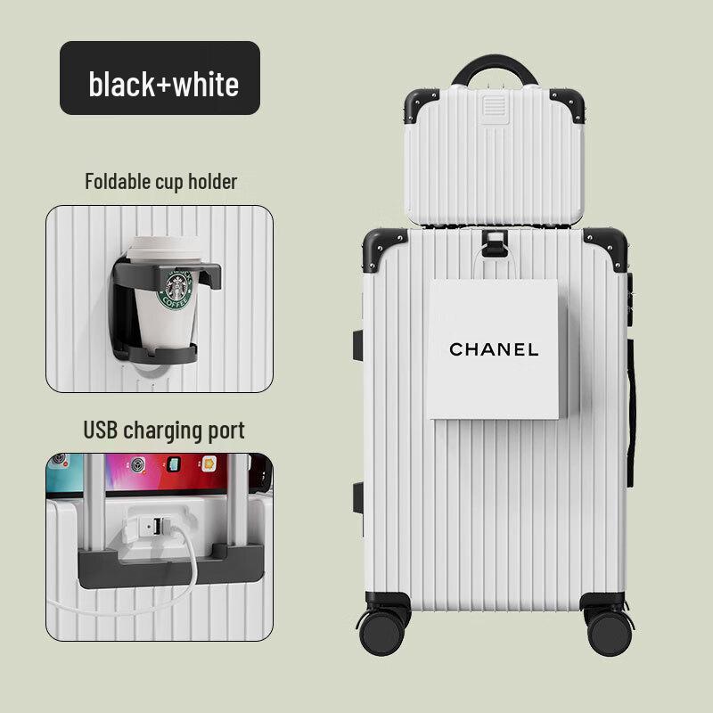 KarLot Vintage Multi-functional Luggage Set 26 inch