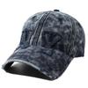 Washed old denim baseball cap men's and women's retro embroidered cap sunshade sunscreen casual versatile hat