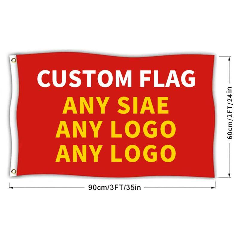 Exclusive 5x3FT Customizable Festival Decoration Cloth Flag E-commerce Exclusive