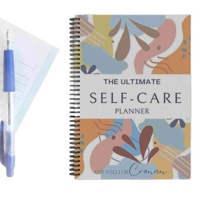Yousheng Self-Care Journal Notebook A5 Denní plánovač úvah Duševní zdraví Osobní rozvoj Záznam nálady Meditace Sledování zdraví