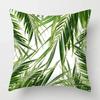 Nordic Fall Home Decor Autumn Throw Pillow Case Sofa Cushion Cover Modern 45x45cm 45*45 50x50 60x60cm 40*40cm Leaf Plant Green