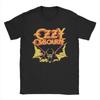 Men Ozzy Osbourne T Shirt Pure Cotton Tops Fun Short Sleeve Crewneck Tee Shirt Graphic T-Shirts#Color