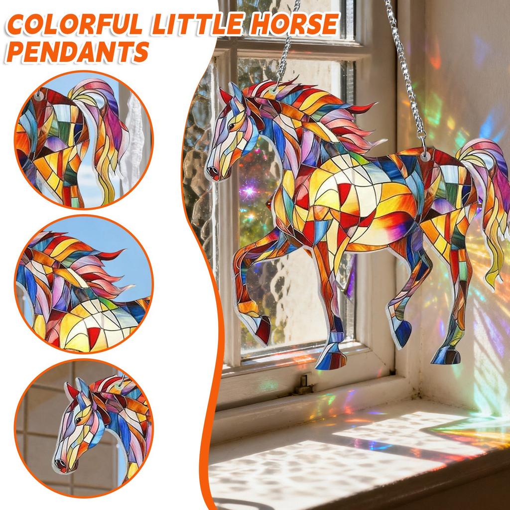 Horse Pendant Window Sun Capture Decoration, As A Gift Decoration Pendant For Horse Lovers And Owners