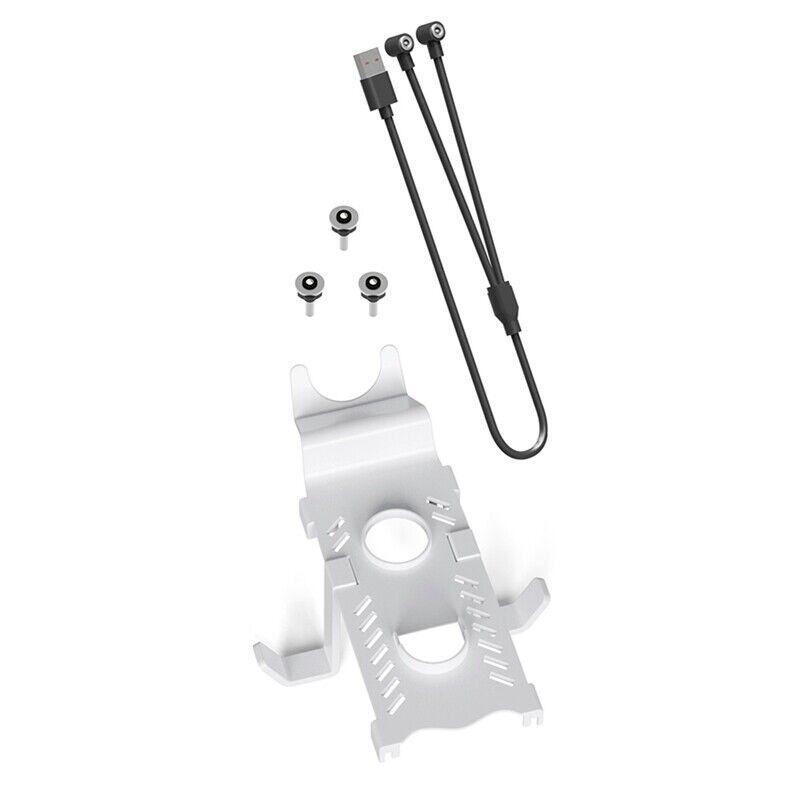 

Для PS5 / PS5 Slim Host Универсальная верхняя подставка VR шлем ручка зарядное устройство для хранения стойка Package:4.6*10.7*27.6cm белый/чёрный