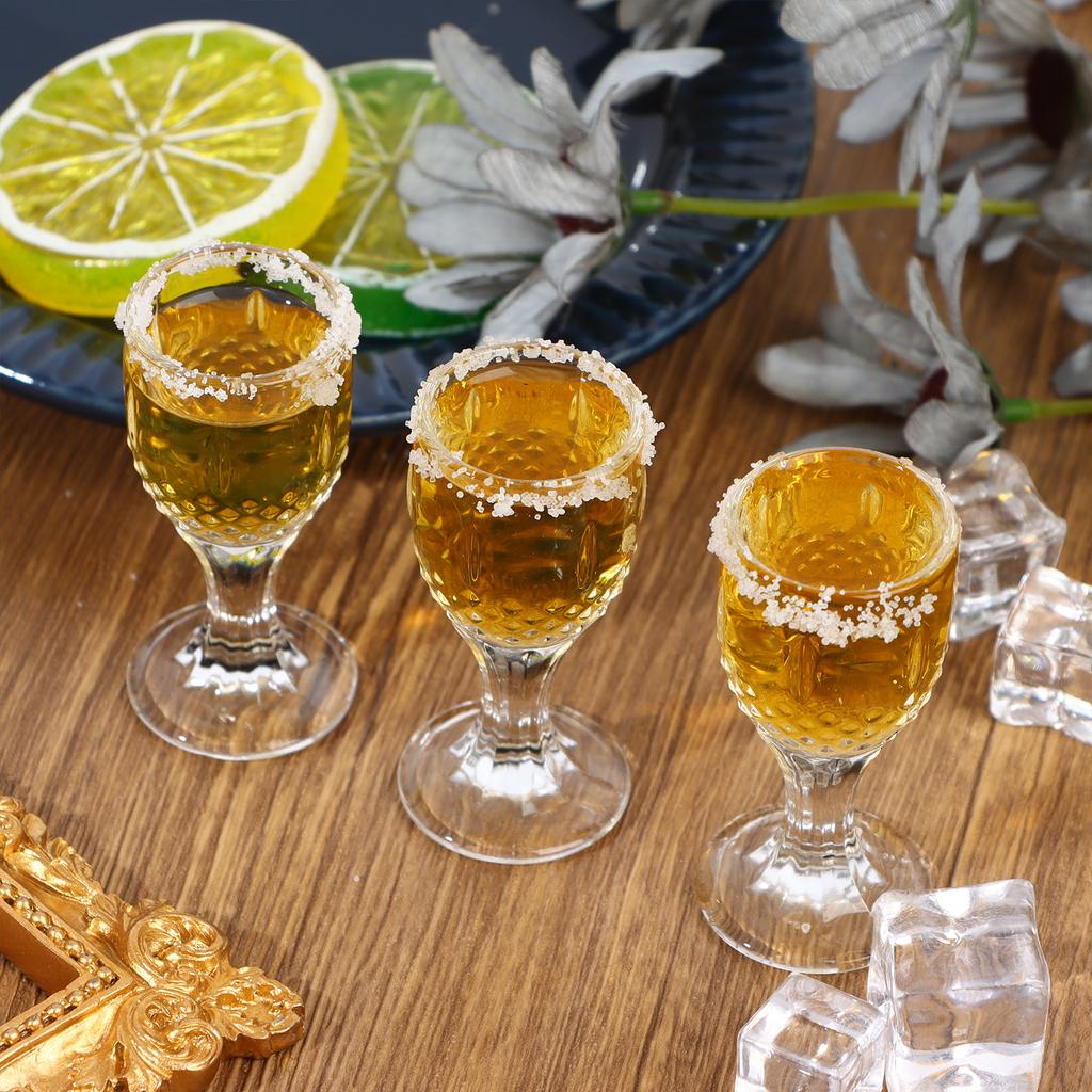 36-Pack Shot Glasses Set, 10Ml/0.338 Oz Mini Shot Glasses with Stem, Mini Wine Glasses for Whiskey Drinking Games, Thickness Glass
