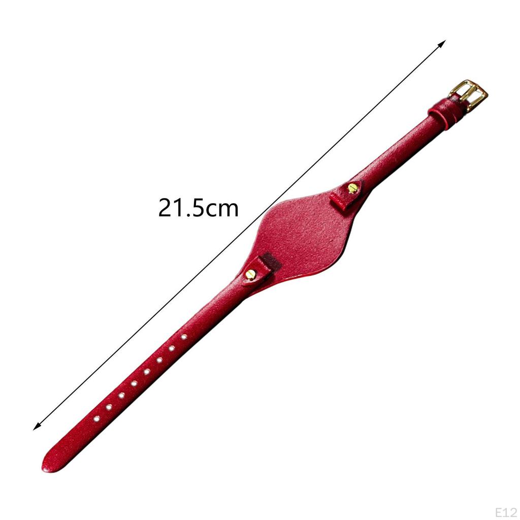 Leather Watch Band Girls Bracelet Watchband Premium with Pin Buckle