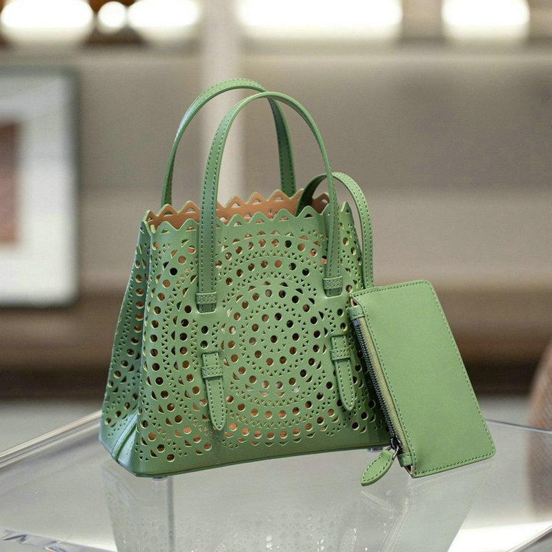 Designer Luxe Hoge Kwaliteit Mini Koeienhuid Schouder Handtassen Uitgesneden Mode Grote Capaciteit Echt Leer Emmer Tas