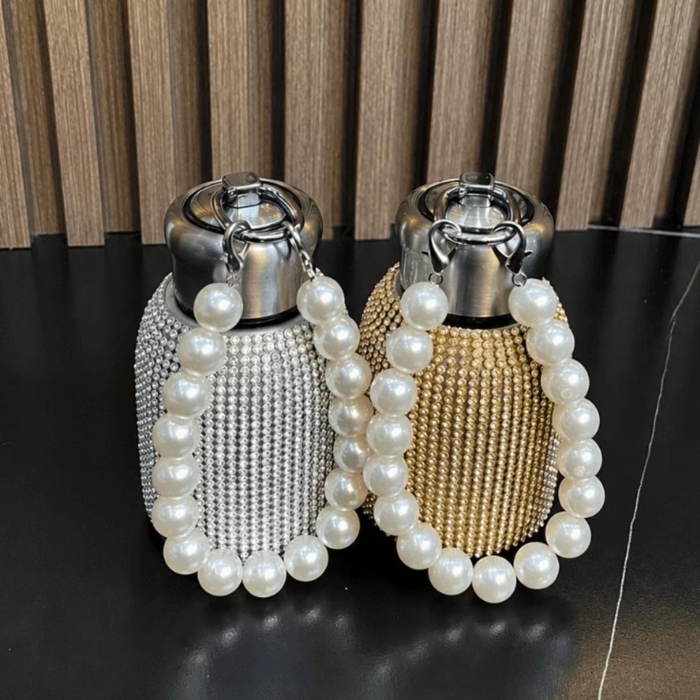 Bling Insulated Water Bottle 300ml Glitter Coffee Cup Drinkware Sparkling Vacuum Flasks  Home