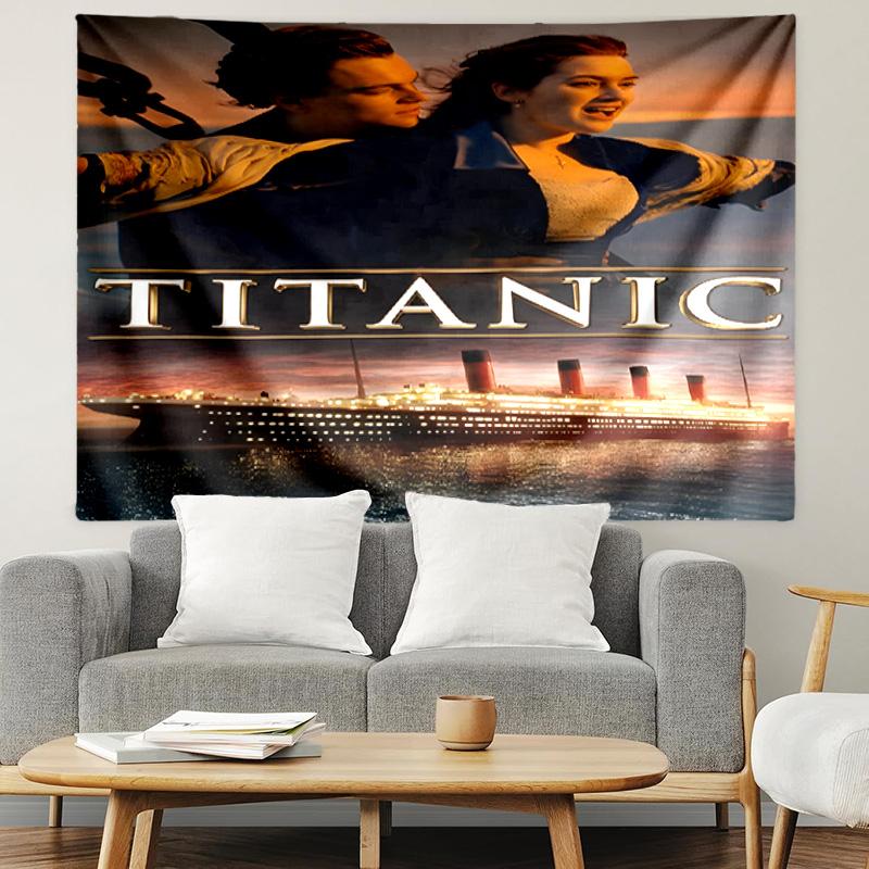 RMS Titanic Print Tapestry, Lightweight Wall Hanging, for Bedroom, Dorm, Living Room, Home Art Decor, Birthday Christmas Gift