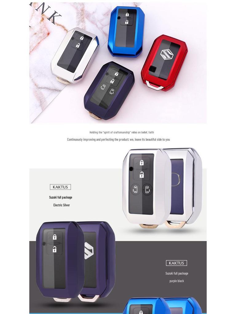 KAKTUS Car Key Case for Suzuki and Mazda Swift Key Shell Cover