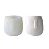 Creative Portrait Face Mold Abstract Design Plant Pot Silicone Mold Flower Pot Mould for Resin Casting Home Decorati
